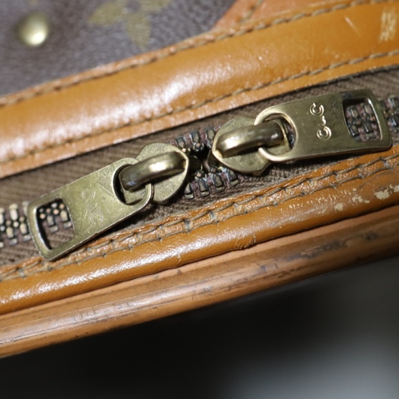 Vintage French Company Louis Vuitton Stratos 70 Monogram Suitcase Travel Bag - Picture 10 of 16